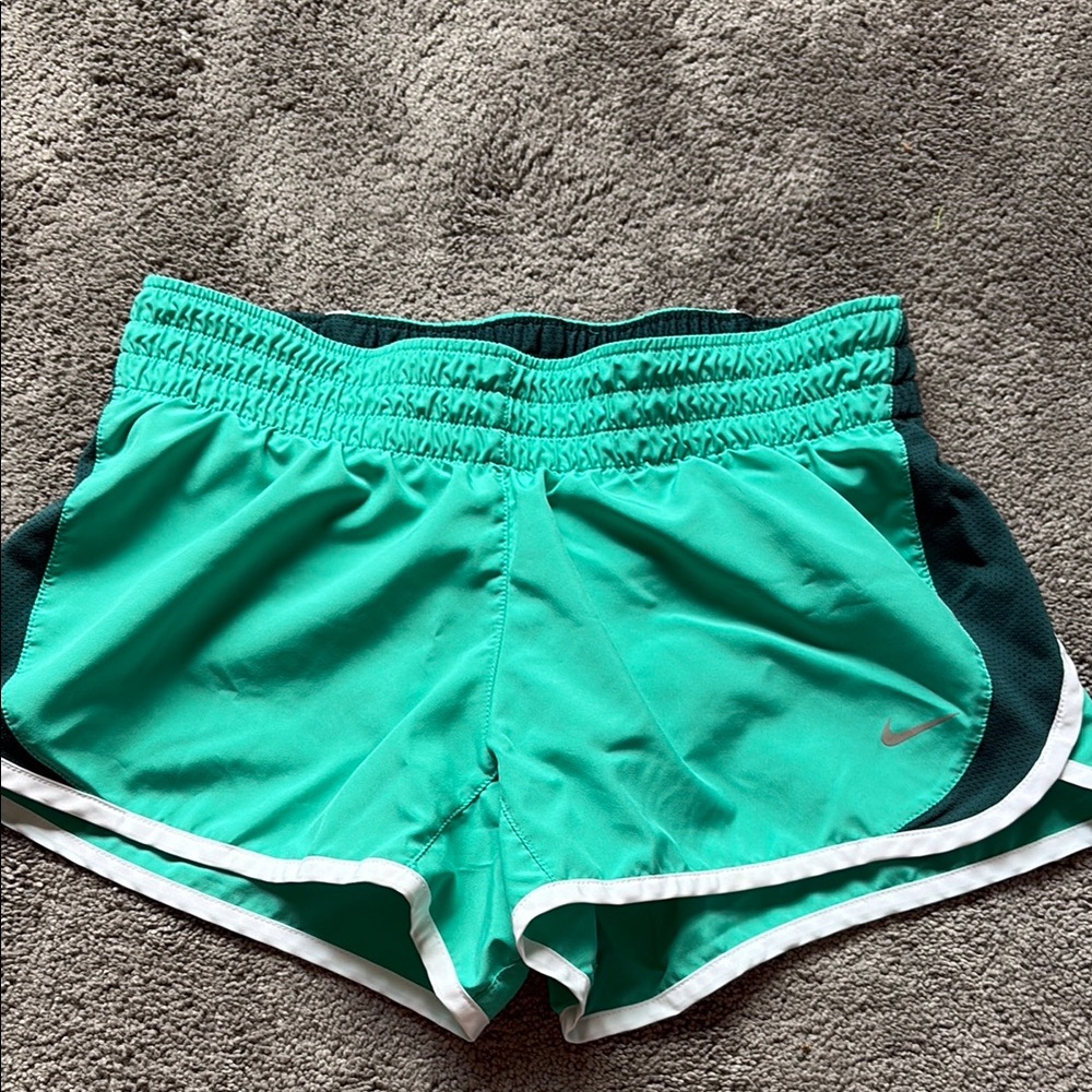 Nike Teal Athletic Shorts Lightweight Performance Design